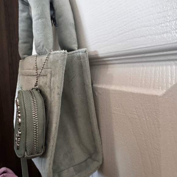 Juicy Couture Olive Mini Bag with Heart Pouch - Picture 2 of 5